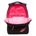 Рюкзак молодёжный 40 х 28 х 16 см, Grizzly, эргономичная спинка, отделение для ноутбука, чёрный - Фото 3