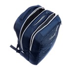 Рюкзак молодёжный 40 х 28 х 16 см, Grizzly, эргономичная спинка, отделение для ноутбука, синий - фото 9756457