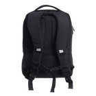 Рюкзак молодёжный 40 х 28 х 16 см, Grizzly, эргономичная спинка, отделение для ноутбука, чёрный - фото 9756462