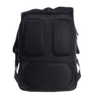 Рюкзак молодёжный 40 х 28 х 16 см, Grizzly, эргономичная спинка, отделение для ноутбука, чёрный - фото 9756463