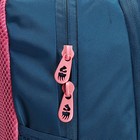 Рюкзак школьный, 38 х 28 х 18 см, Grizzly, эргономичная спинка, синий - Фото 13