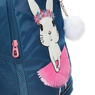 Рюкзак школьный, 38 х 28 х 18 см, Grizzly, эргономичная спинка, синий - Фото 15