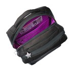 Рюкзак школьный, 39 х 26 х 17 см, Grizzly, "Звездопад", эргономичная спинка, чёрный - Фото 9