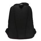 Рюкзак школьный, 38 х 29 х 16 см, Grizzly, эргономичная спинка, чёрный - Фото 6