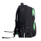 Рюкзак школьный, 39 х 28 х 20 см, Grizzly, эргономичная спинка, отделение для ноутбука, чёрный - Фото 4
