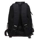 Рюкзак школьный, 40 х 25 х 13 см, Grizzly, эргономичная спинка, отделение для ноутбука, чёрный - Фото 5