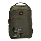 Рюкзак школьный, 39 х 26 х 19 см, Grizzly, эргономичная спинка, отделение для ноутбука, хаки - Фото 3