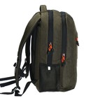 Рюкзак школьный, 39 х 26 х 19 см, Grizzly, эргономичная спинка, отделение для ноутбука, хаки - Фото 4