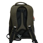 Рюкзак школьный, 39 х 26 х 19 см, Grizzly, эргономичная спинка, отделение для ноутбука, хаки - Фото 5