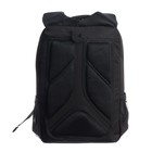 Рюкзак школьный, 39 х 26 х 19 см, Grizzly, эргономичная спинка, отделение для ноутбука, чёрный - фото 24043426