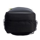 Рюкзак школьный, 39 х 26 х 19 см, Grizzly, эргономичная спинка, отделение для ноутбука, чёрный - фото 24043427