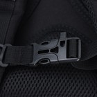 Рюкзак школьный, 39 х 26 х 19 см, Grizzly, эргономичная спинка, отделение для ноутбука, чёрный - фото 24043428