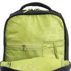 Рюкзак школьный, 39 х 26 х 19 см, Grizzly, эргономичная спинка, отделение для ноутбука, чёрный - фото 24043430