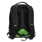 Рюкзак школьный, 39 х 26 х 19 см, Grizzly, эргономичная спинка, отделение для ноутбука, чёрный - Фото 5
