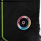 Рюкзак школьный, 39 х 26 х 19 см, Grizzly, эргономичная спинка, отделение для ноутбука, чёрный - Фото 8
