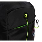 Рюкзак школьный, 39 х 26 х 19 см, Grizzly, эргономичная спинка, отделение для ноутбука, чёрный - Фото 10