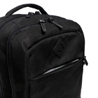 Рюкзак школьный, 39 х 26 х 19 см, Grizzly, эргономичная спинка, отделение для ноутбука, чёрный - Фото 9