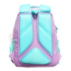 Рюкзак школьный, 40 х 27 х 20 см, Grizzly, эргономичная спинка, отделение для ноутбука, розовый - Фото 6