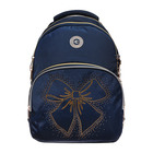 Рюкзак школьный, 40 х 27 х 20 см, Grizzly, эргономичная спинка, отделение для ноутбука, синий - Фото 3