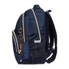 Рюкзак школьный, 40 х 27 х 20 см, Grizzly, эргономичная спинка, отделение для ноутбука, синий - Фото 4