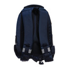 Рюкзак школьный, 40 х 27 х 20 см, Grizzly, эргономичная спинка, отделение для ноутбука, синий - Фото 6