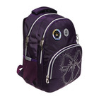 Рюкзак школьный, 40 х 27 х 20 см, Grizzly, эргономичная спинка, отделение для ноутбука, фиолетовый - Фото 2