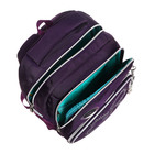 Рюкзак школьный, 40 х 27 х 20 см, Grizzly, эргономичная спинка, отделение для ноутбука, фиолетовый - Фото 13