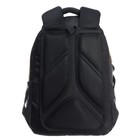 Рюкзак школьный, 40 х 27 х 20 см, Grizzly, эргономичная спинка, отделение для ноутбука, чёрный - Фото 6