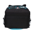 Рюкзак школьный, 40 х 27 х 20 см, Grizzly, эргономичная спинка, отделение для ноутбука, чёрный - фото 25480427