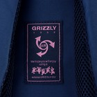 Рюкзак школьный, 40 х 27 х 20 см, Grizzly, эргономичная спинка, отделение для ноутбука, синий - Фото 11