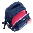 Рюкзак школьный, 40 х 27 х 20 см, Grizzly, эргономичная спинка, отделение для ноутбука, синий - Фото 9
