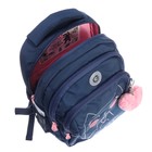 Рюкзак школьный, 40 х 27 х 20 см, Grizzly, эргономичная спинка, отделение для ноутбука, синий - Фото 10
