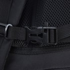 Рюкзак школьный, 40 х 27 х 20 см, Grizzly, эргономичная спинка, отделение для ноутбука, чёрный - Фото 9