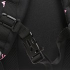 Рюкзак школьный, 39 х 30 х 20 см, Grizzly, эргономичная спинка, + брелок, чёрный - фото 24061035