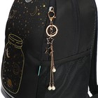 Рюкзак школьный, 38 х 28 х 18 см, Grizzly, эргономичная спинка, отделение для ноутбука, чёрный - Фото 11