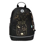 Рюкзак школьный, 38 х 28 х 18 см, Grizzly, эргономичная спинка, отделение для ноутбука, чёрный - Фото 3