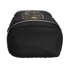 Рюкзак школьный, 38 х 28 х 18 см, Grizzly, эргономичная спинка, отделение для ноутбука, чёрный - Фото 7