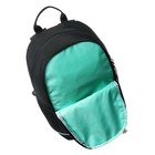 Рюкзак школьный, 38 х 28 х 18 см, Grizzly, эргономичная спинка, отделение для ноутбука, чёрный - Фото 8