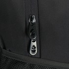 Рюкзак школьный, 38 х 28 х 18 см, Grizzly, эргономичная спинка, отделение для ноутбука, чёрный - Фото 10