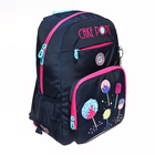 Рюкзак школьный, 40 х 25 х 13 см, Grizzly, эргономичная спинка, отделение для ноутбука, синий - Фото 2