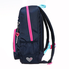 Рюкзак школьный, 40 х 25 х 13 см, Grizzly, эргономичная спинка, отделение для ноутбука, синий - Фото 5