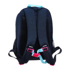 Рюкзак школьный, 40 х 25 х 13 см, Grizzly, эргономичная спинка, отделение для ноутбука, синий - Фото 6