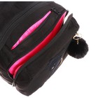 Рюкзак школьный, 39 х 26 х 17 см, Grizzly, эргономичная спинка, чёрный - Фото 11