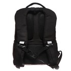 Рюкзак школьный, 39 х 26 х 17 см, Grizzly, эргономичная спинка, чёрный - Фото 6