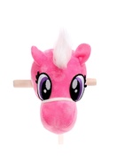 Мягкая игрушка «Конь-скакун», на палке, цвет розовый - Фото 6