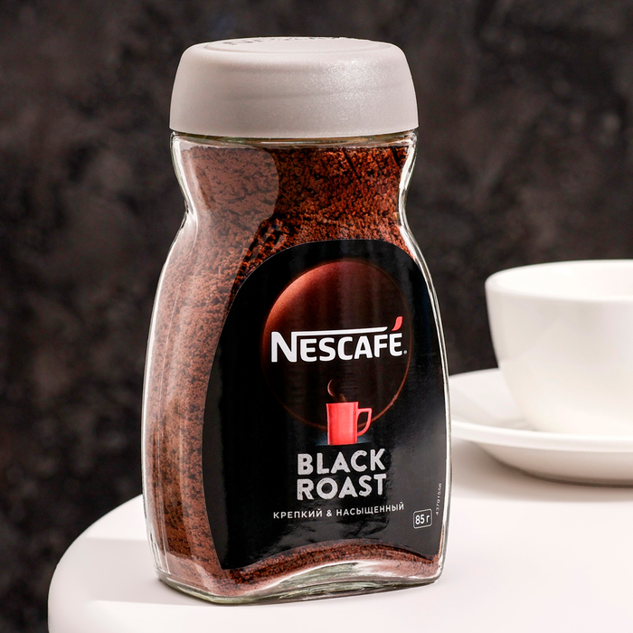 Кофе Nescafe Black Roast, 85 г - Фото 1