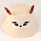 Панама детская «Олененок», с рожками р-р 48-50 - фото 23956805