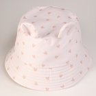 Панама детская для девочки «Мишка», с ушками, р-р 48-50 см - фото 116222497