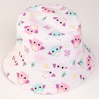 Панама детская «Совята», белая, р-р 48-50 - фото 23956841