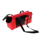 Сумка-переноска мягкая с кармашком, 37 х 13 х 20 см, красная - Фото 1